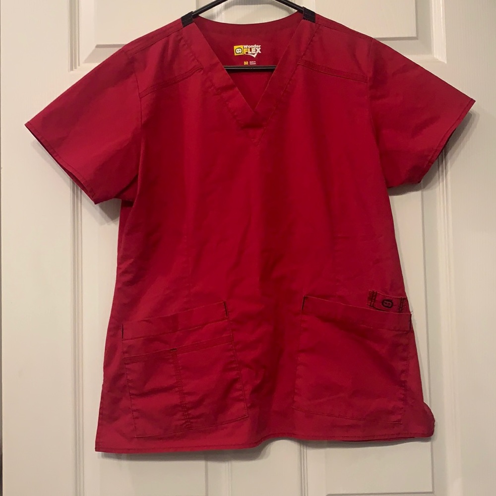 WonderWink WonderFlex Red Scrubs